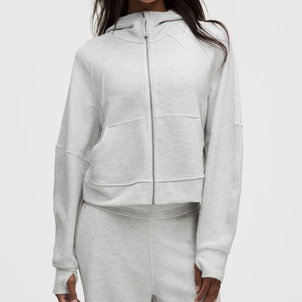 Lululemon NWT Scuba Oversized Full-Zip Hoodie Waffle